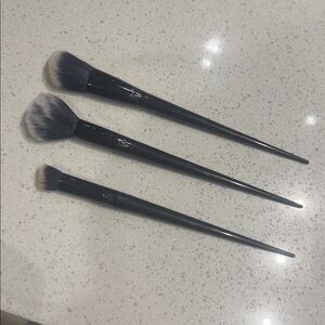 KVD Professional Makeup Brush Set Of 3- Black